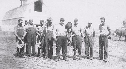 Pearse Hollenbeck (far right) out west.